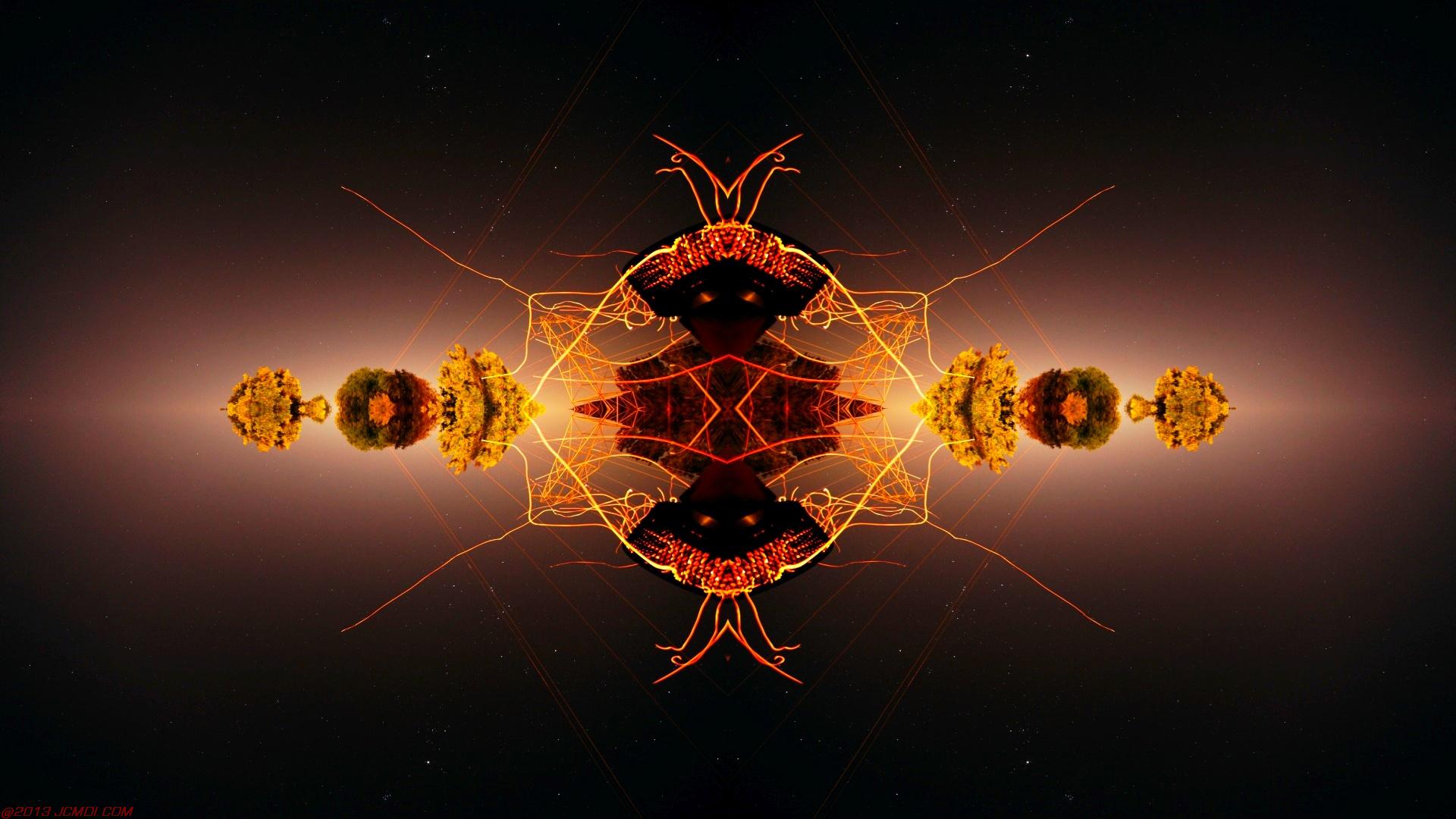 Chimney Sparks Abstract Artwork Timelapse Still Images